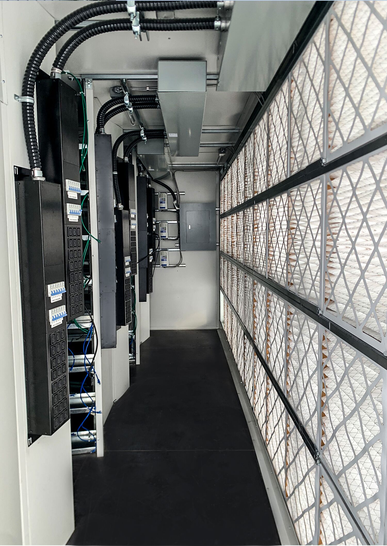 climate controlled crypto mining container