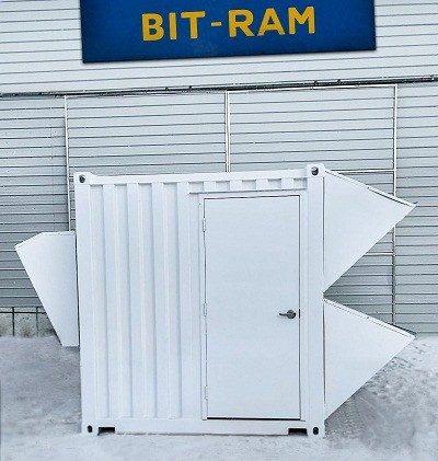 10ft microPOD crypto mining container
