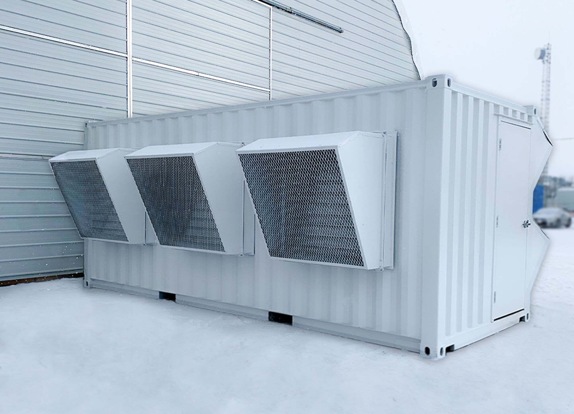 10ft cryptocurency mining container