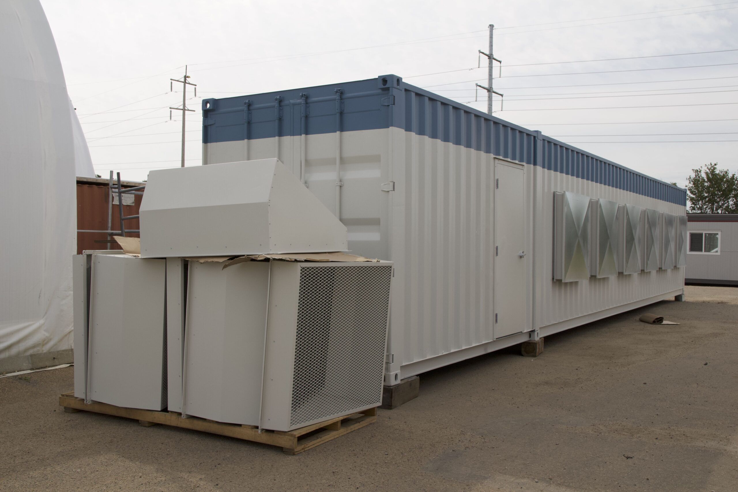 cryptocurrency mining container