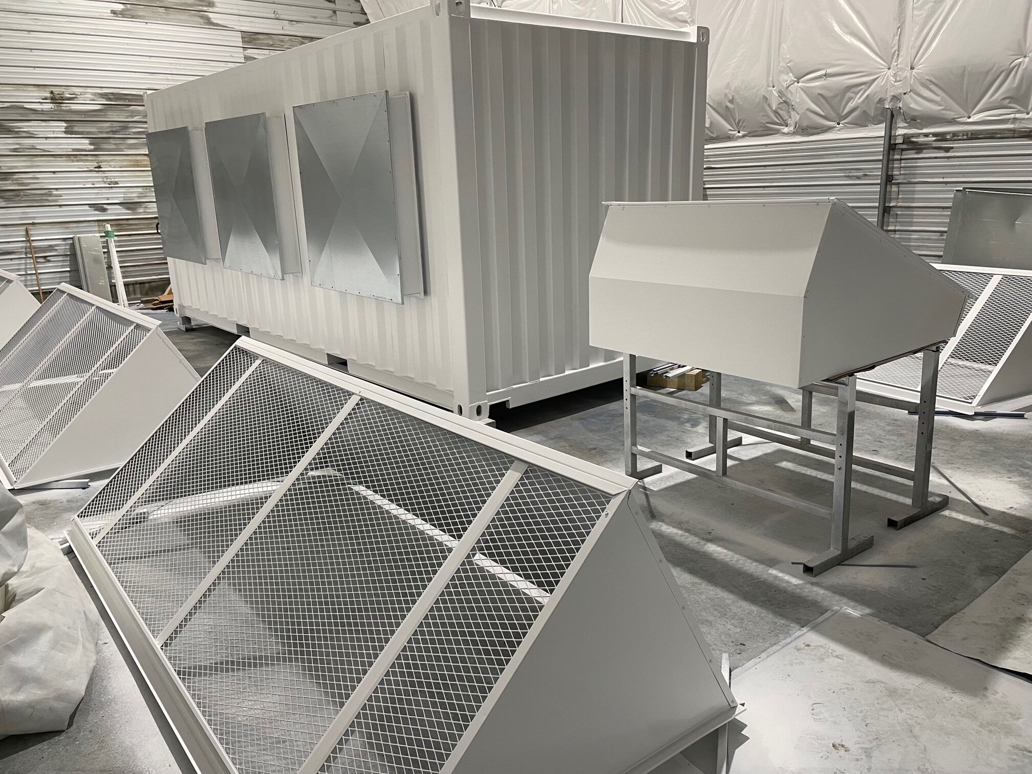crypto mining container cooling system
