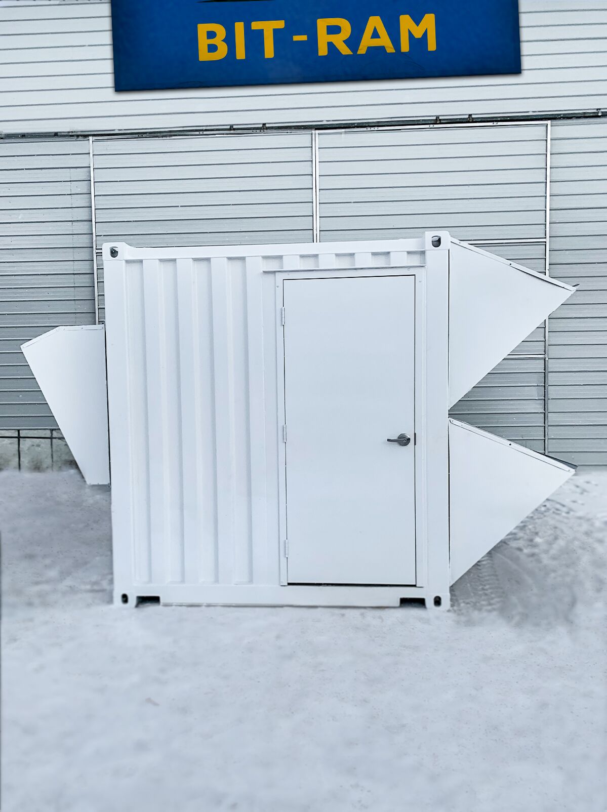 portable cryptocurrency mining pod